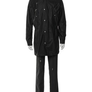 The Kooples Black Hooded Utility Parka • Moto Details • Street Luxe Fit